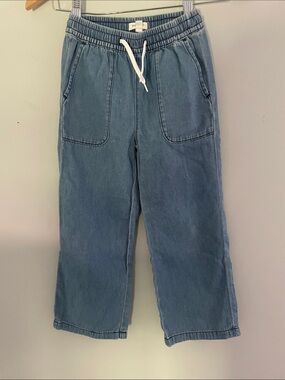 PacSun girls Light Blue Relaxed Drawstring Denim Jeans size:6
